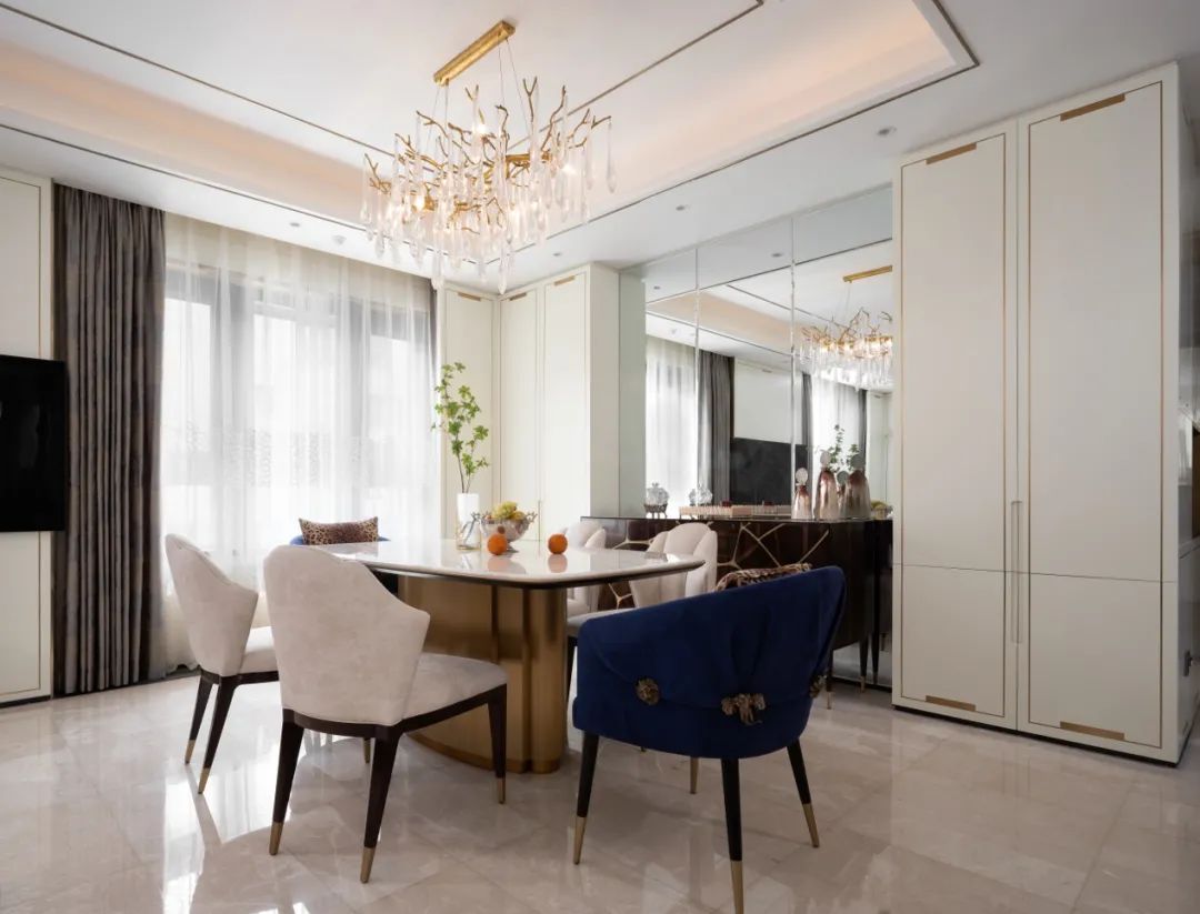 现代复古摩登的别墅丨申远空间设计-17