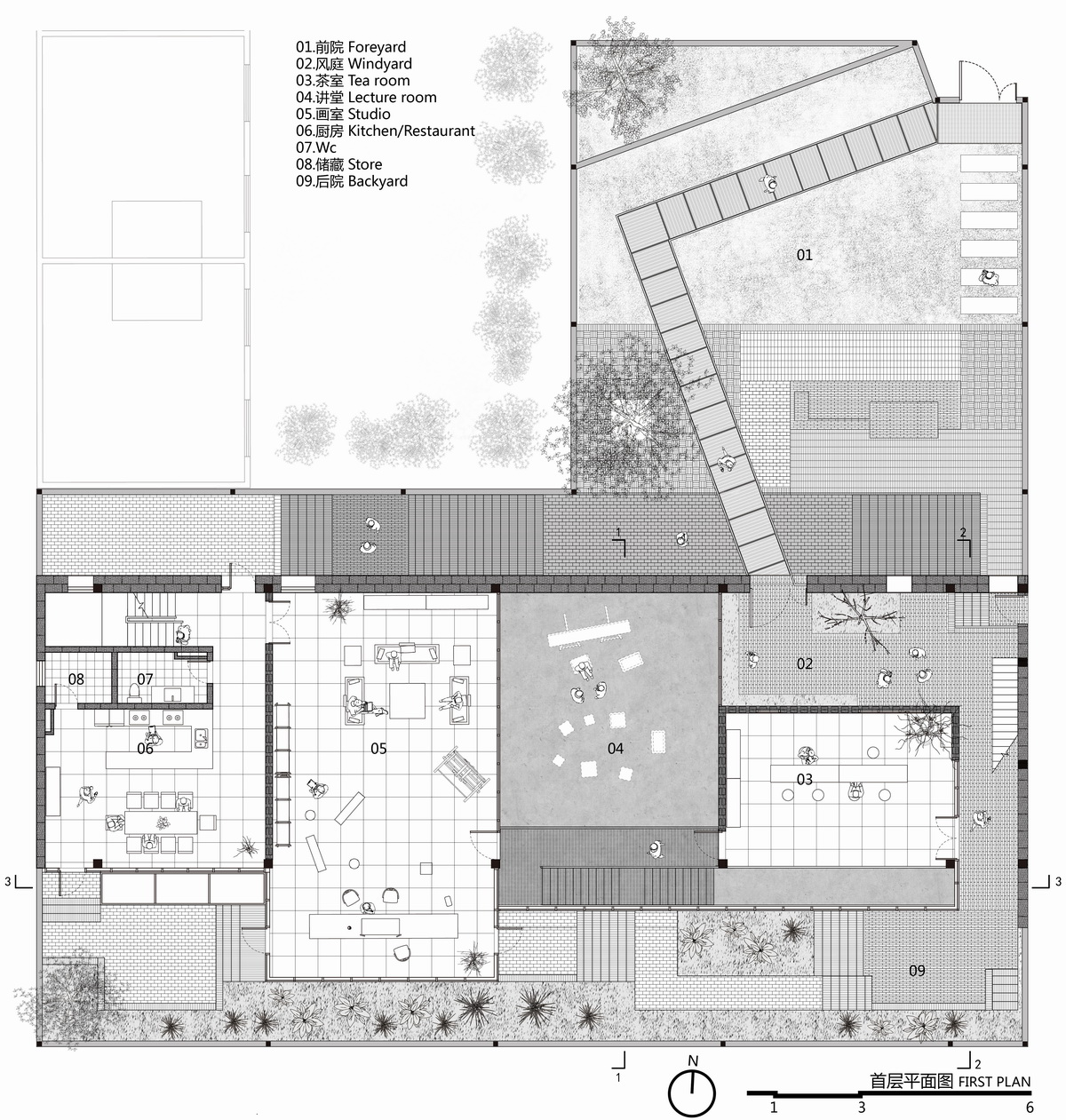 普罗建筑丨如故园—吴悦石艺术馆改造建筑设计 丨中国北京-68