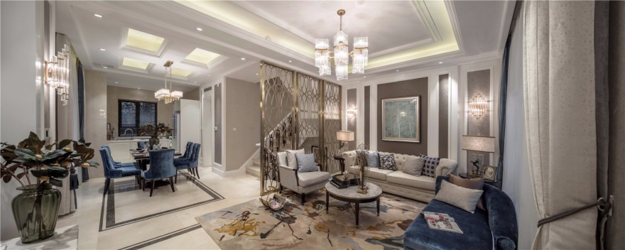 天津鑫苑汤泉世家别墅样板间-1