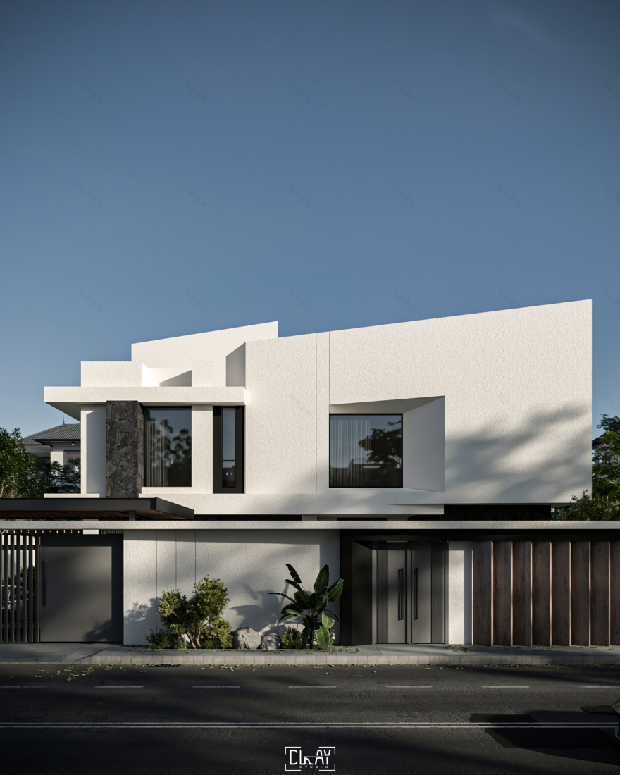 住宅别墅外观丨阿联酋丨@clay studio-11