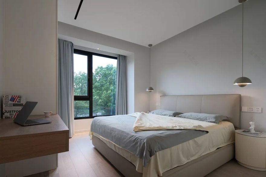 130㎡原木极简风,打造萌娃在家的互动亲子宅 | 云漫设计-72