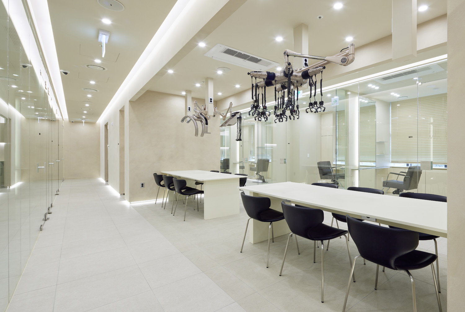 高级白光设计，73 平共享美容室-4