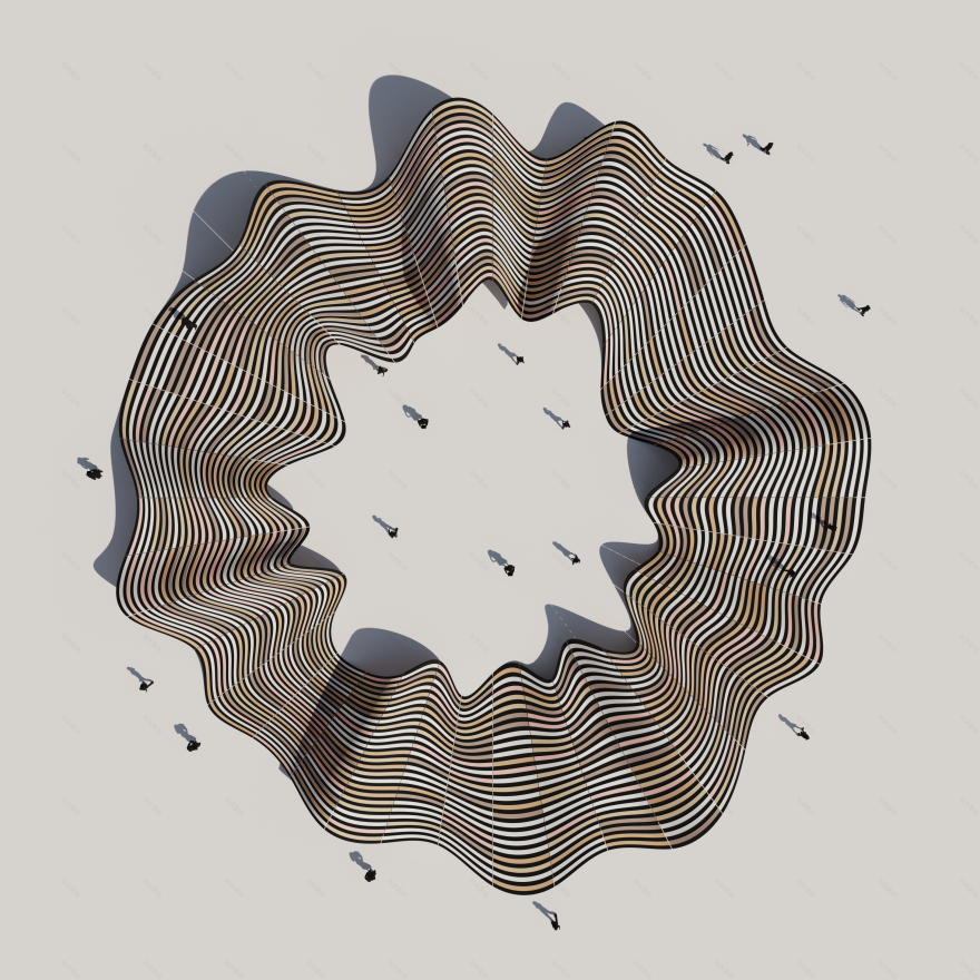 Ribbon Surface Landscape Rhino Grasshopper Tutorial-13