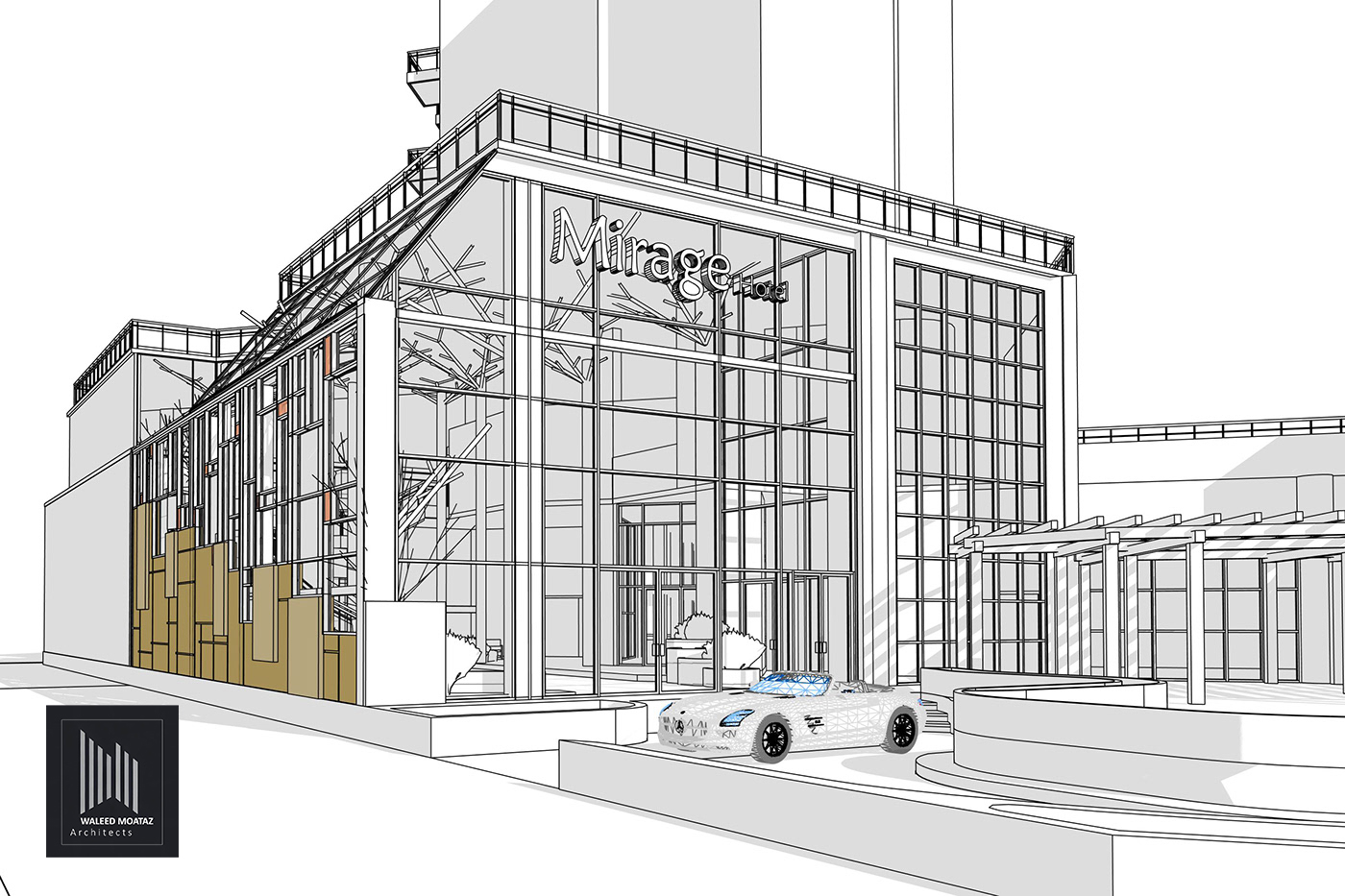 Mirage Hotel 婚礼大厅入口设计丨埃及丨Heads Dr. Salah Hareedy & Co.-1