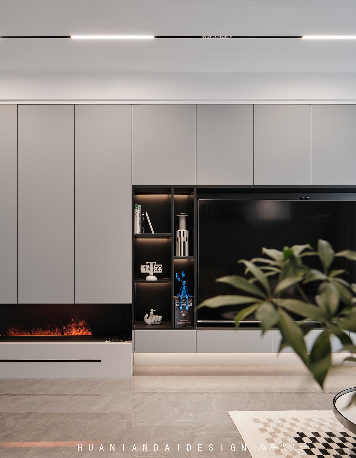 舞动火焰的平层空间 · 马凌的佳兆业悦峰设计丨画年代设计事务所-9