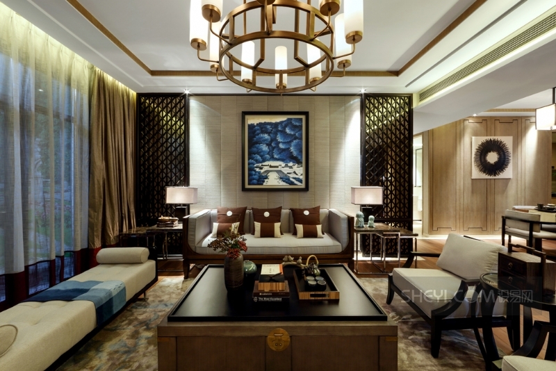 静语凝思——KSL上海长城珑湾新中式样板房设计-19