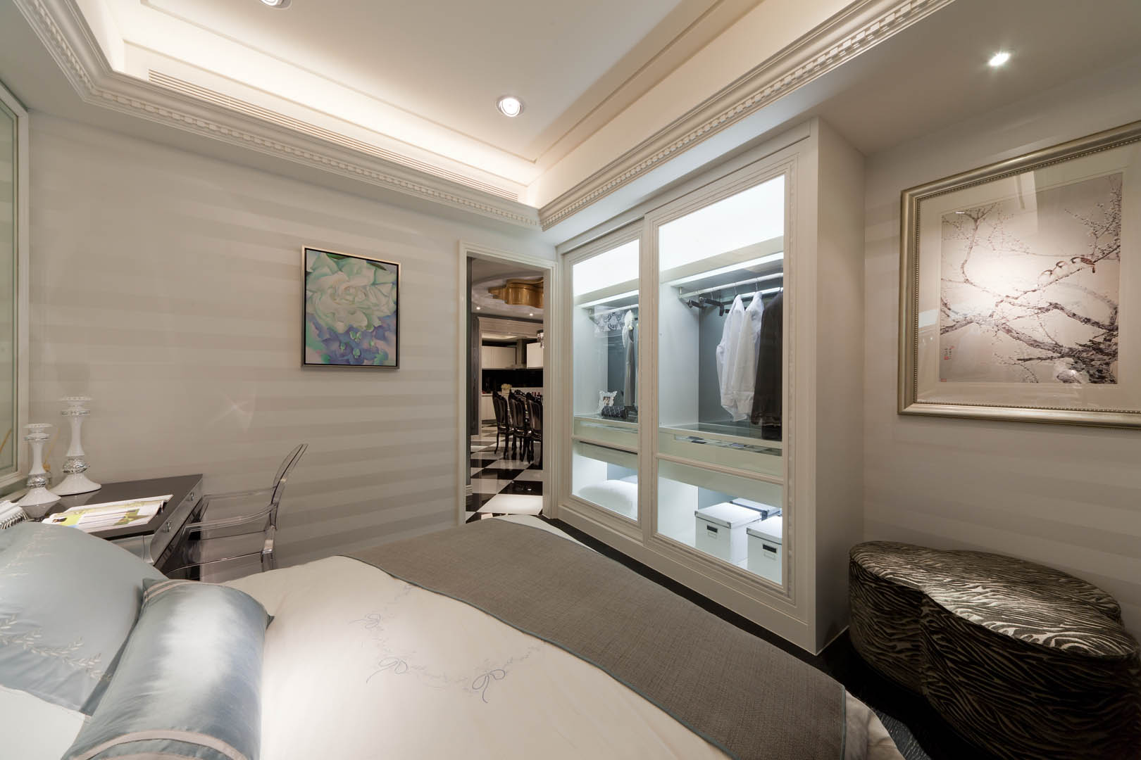 玄武设计_中央公园豪华样板房-2-34