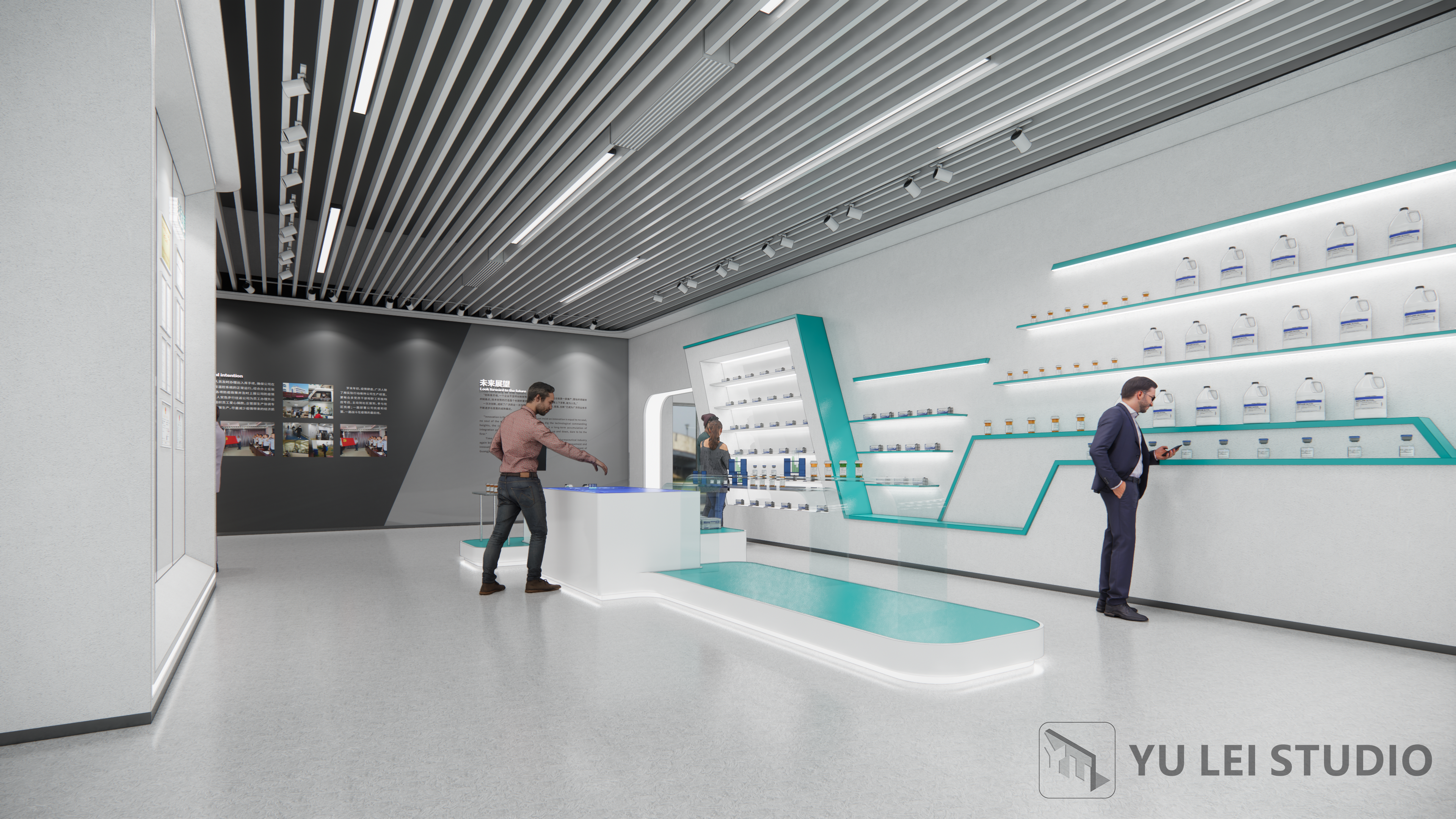 湖北某医药企业展示中心-18