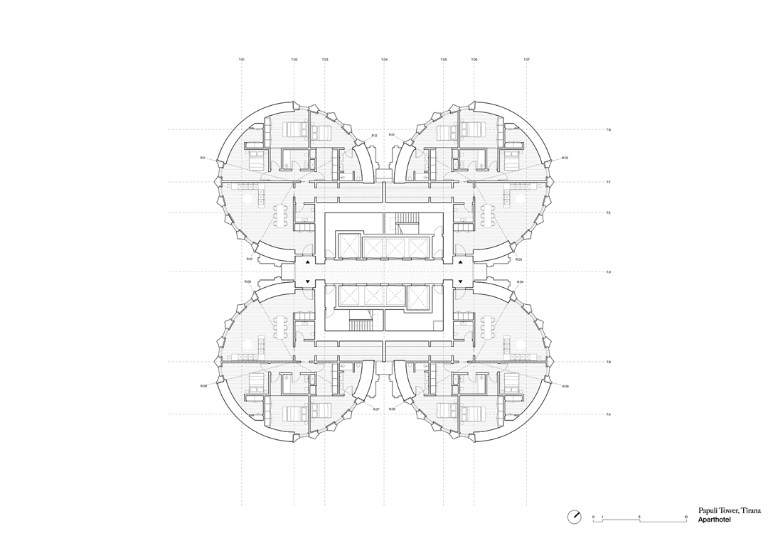 帕普利塔楼（“四叶草筒仓”）丨阿尔巴尼亚地拉那-17