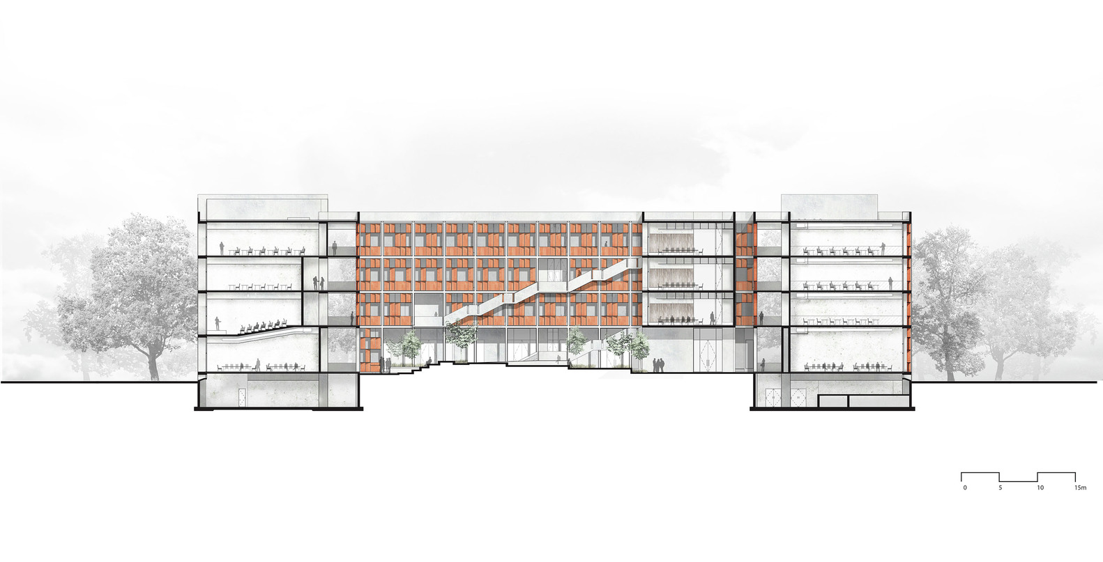 印度艾哈迈达巴德大学工程技术学院丨vir.mueller architects-24