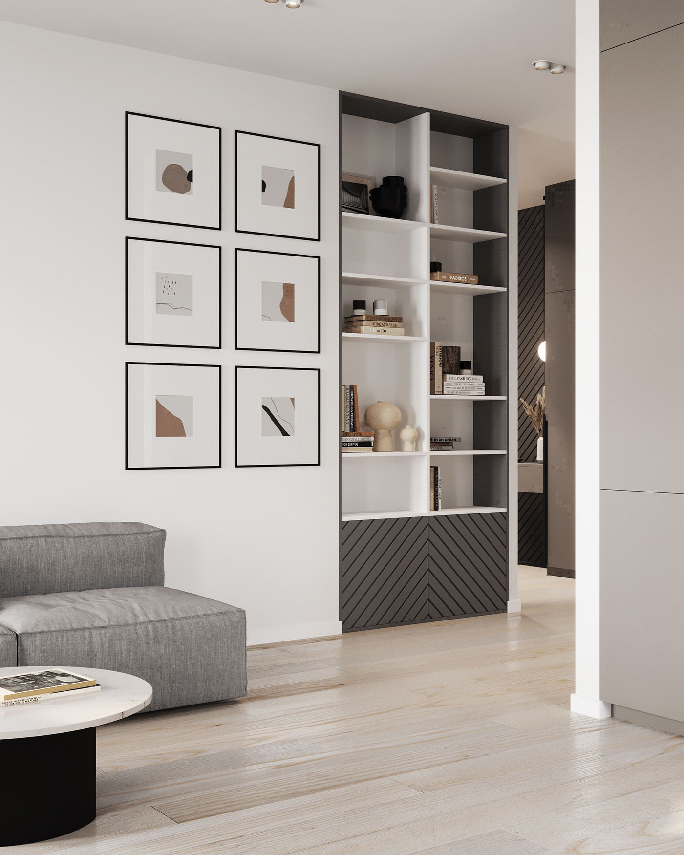 乌克兰85㎡简约风公寓设计-7