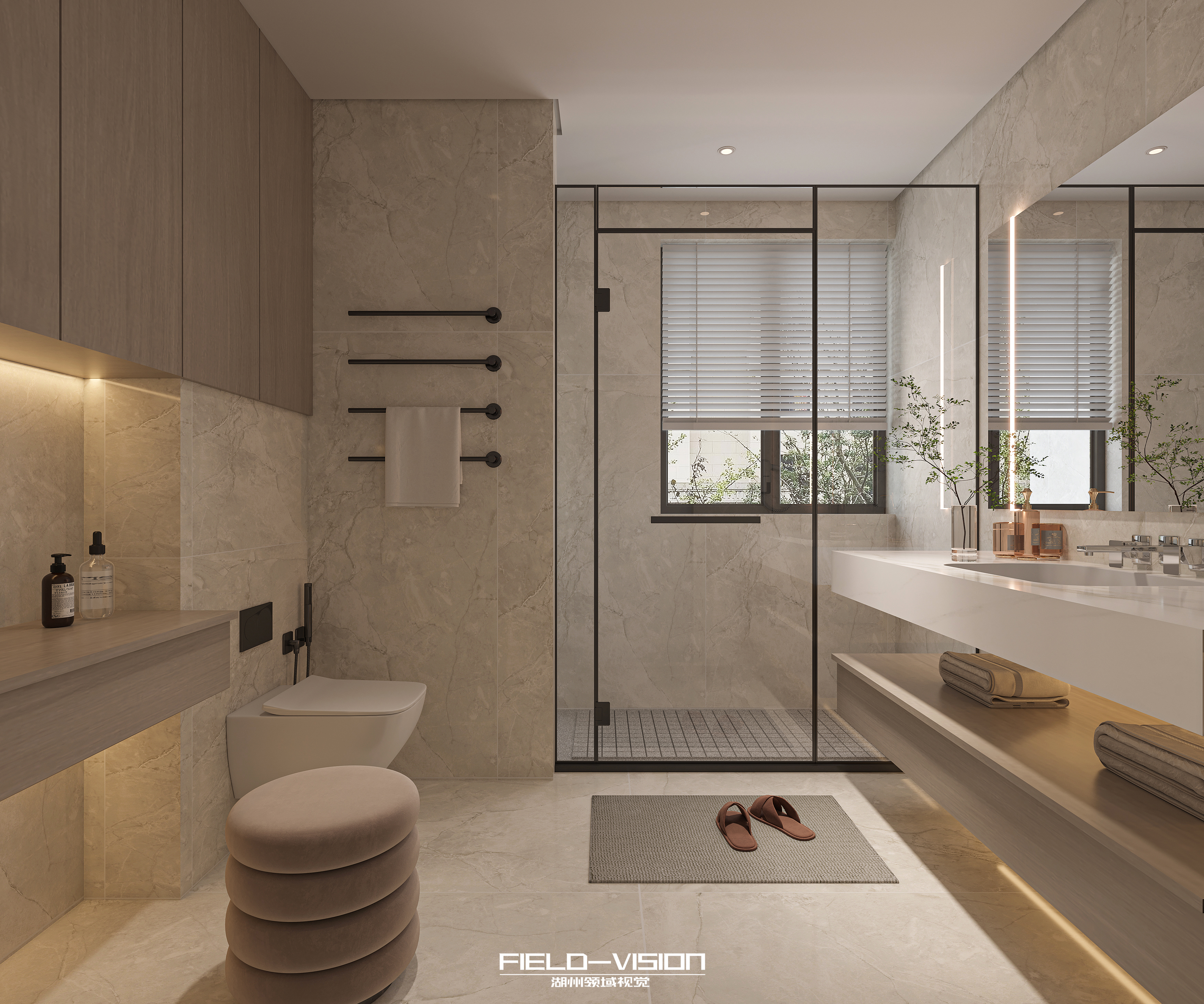 中式大平层室内设计-32