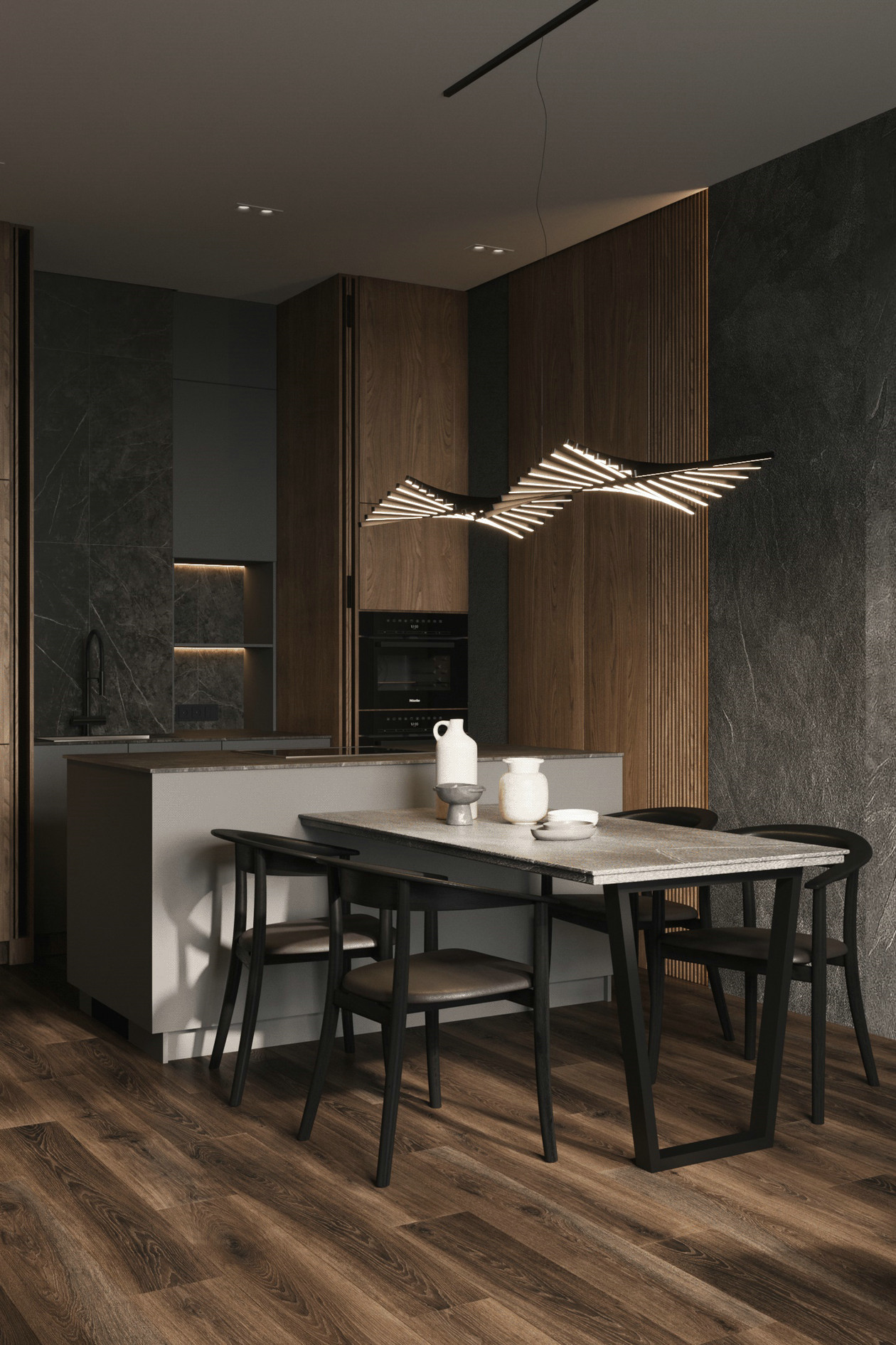 深色系公寓设计-11