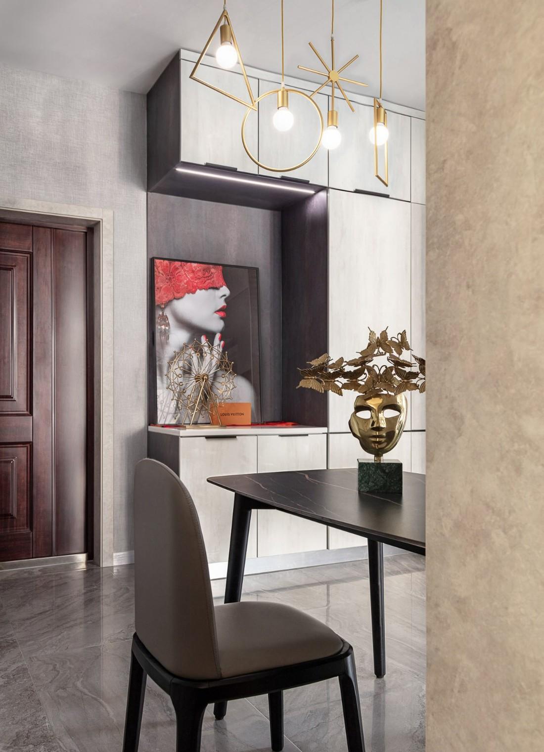 三舍设计丨平层丨新家这样の装，才够腔调！-10