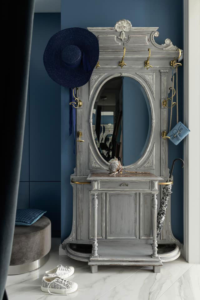 基辅现代公寓的古典艺术设计-9