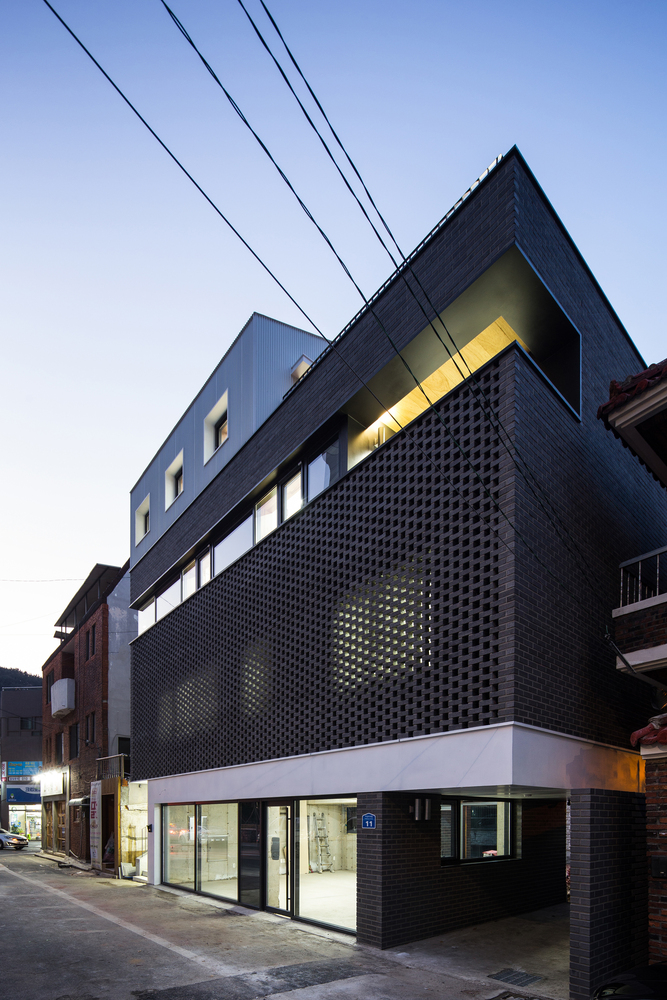 韩国智能建筑的岩石阴影小屋-40