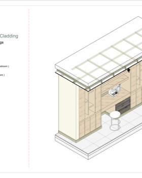 Wooden Cladding Details ( Shopdrawing )