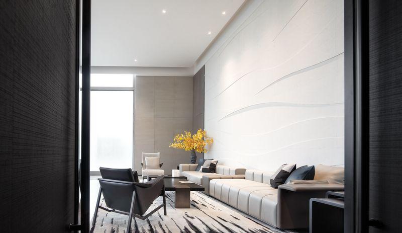 南昌华侨城万科纯水岸售楼处，极简禅意融入自然之美-55