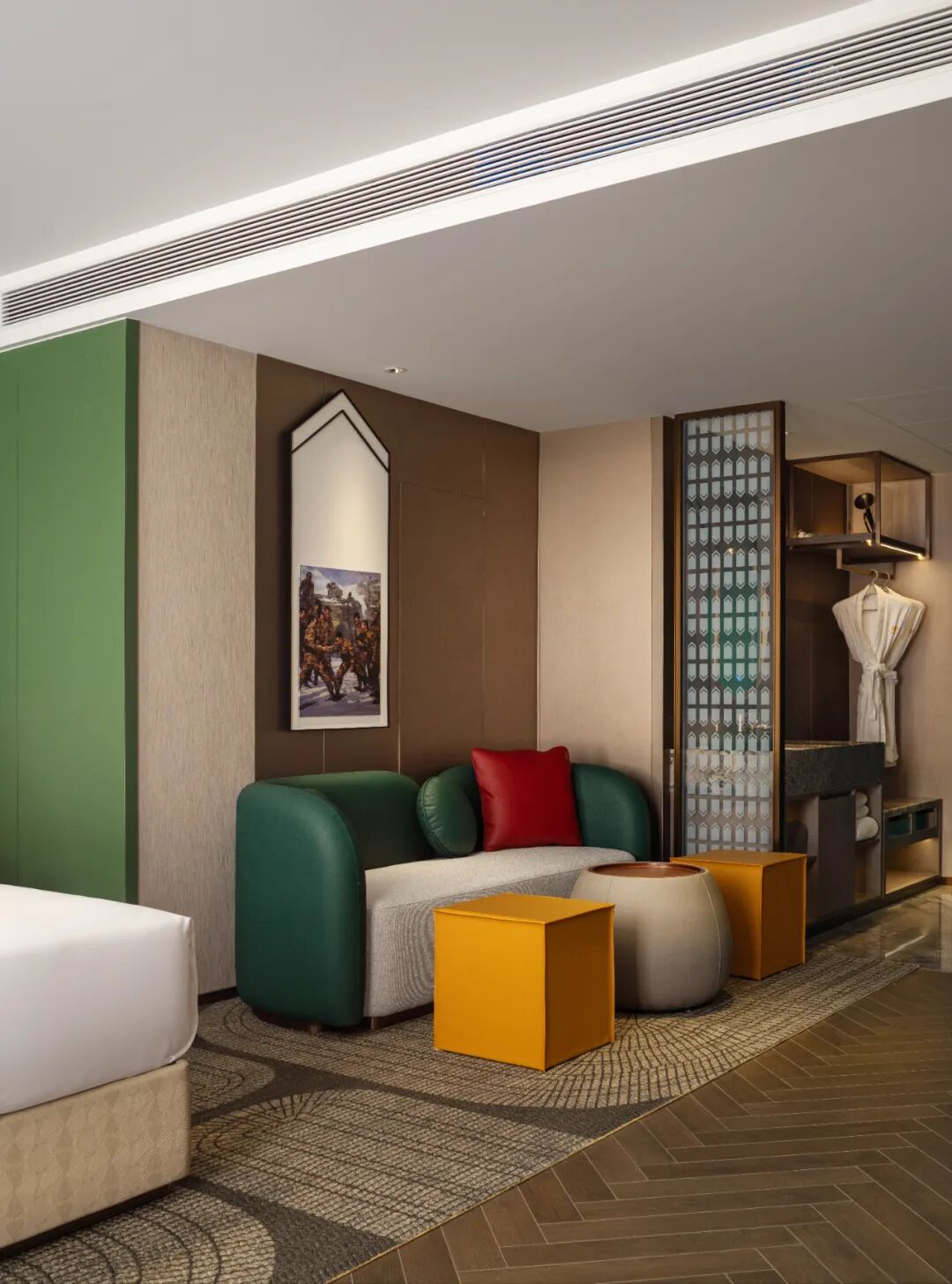 JDKJDesign｜北京·軍中綠花酒店：科技象徵美學與軍旅情懷的交融-106