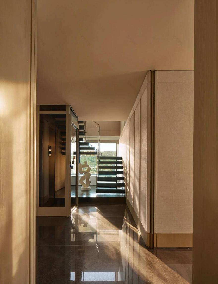 重庆长嘉汇跃层291m²样板间丨中国重庆丨硬装北山造所HAO STUDIO,软装元禾大千-19