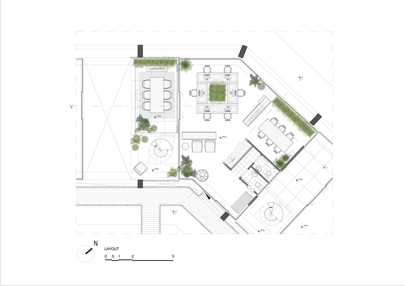 巴西 Rizoma 品牌办公室的“都市丛林”设计-21