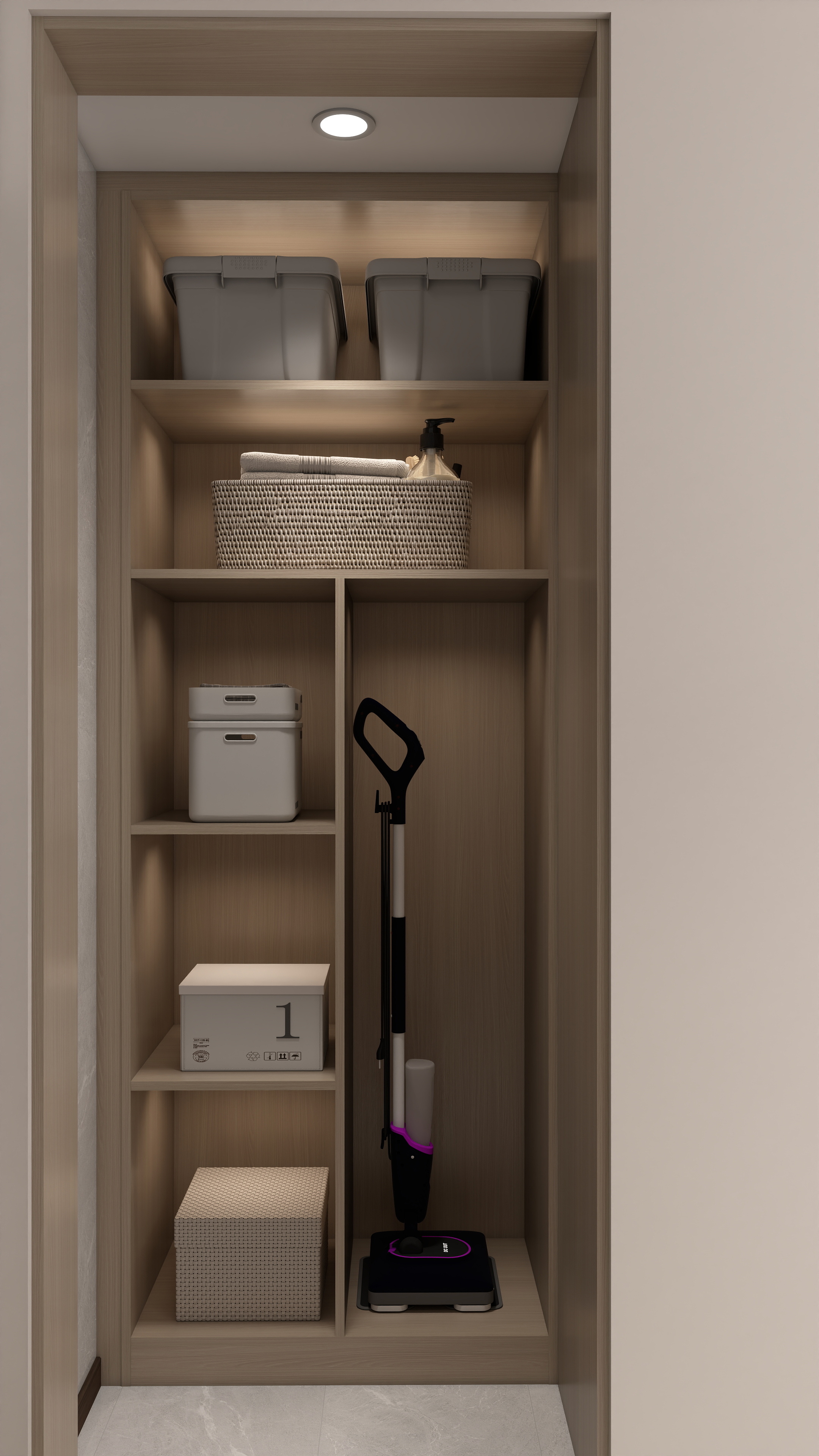 现代清新风·木纹和白色的交融之家-21