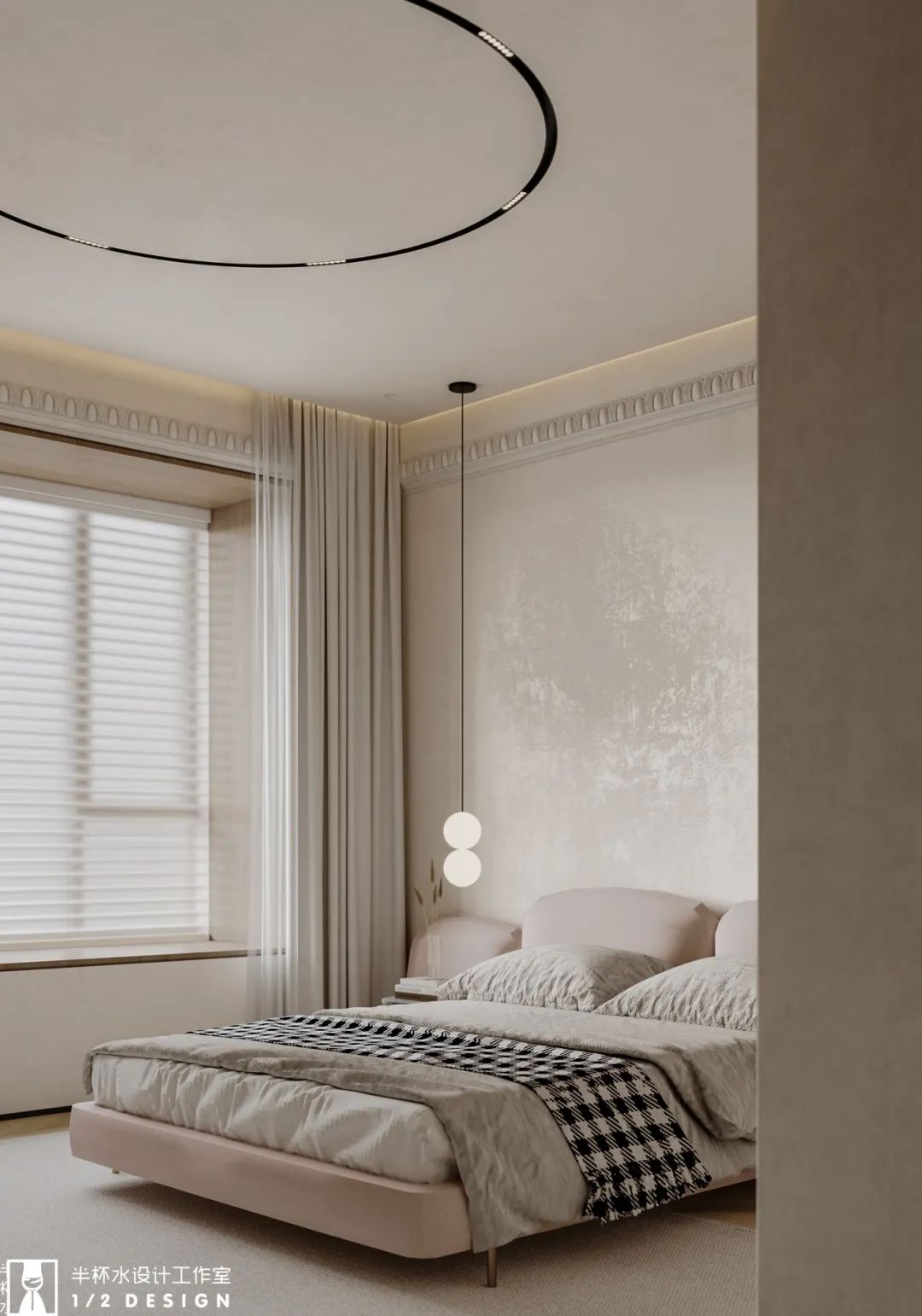 泊蔚法式现代风室内设计丨半杯水工作室-31