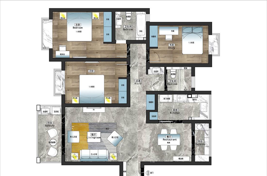 芜湖鸿鹄设计·蔚蓝海岸-8