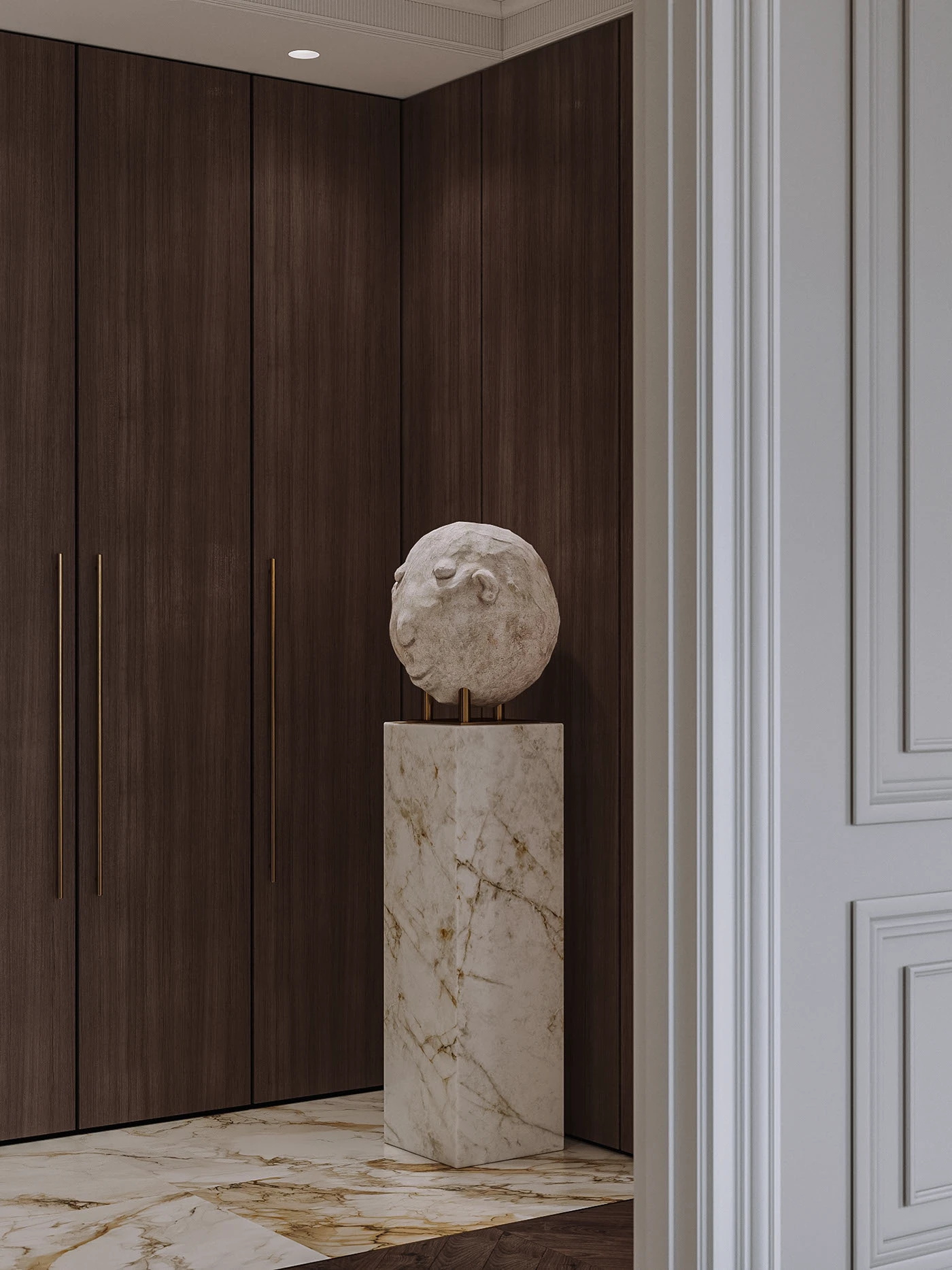 保加利亚 90 平欧式空间设计-9