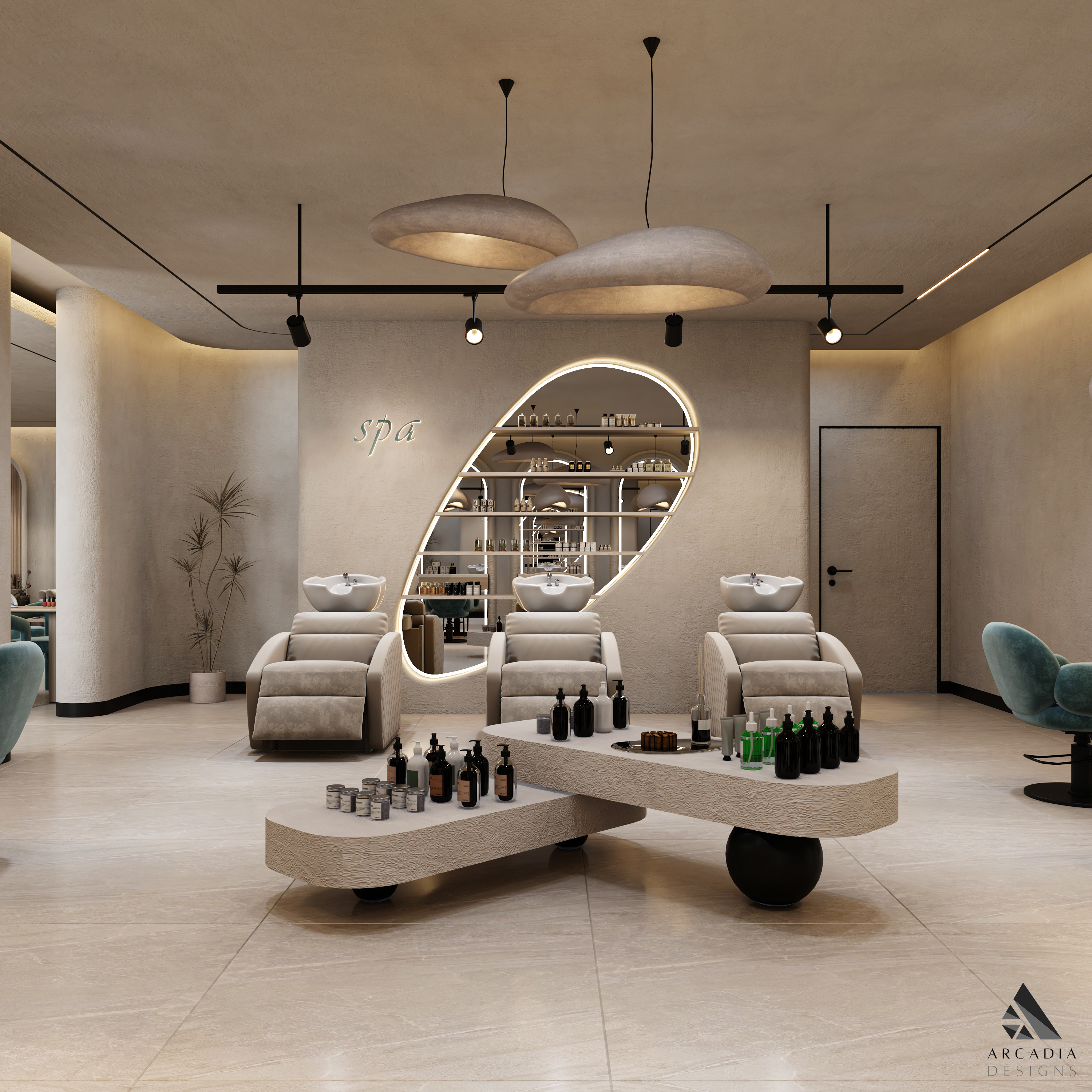 Modern Beauty Center and Spa Design-24