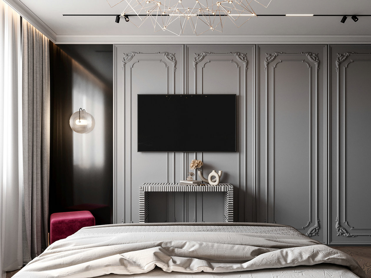 高级灰色系公寓设计-11