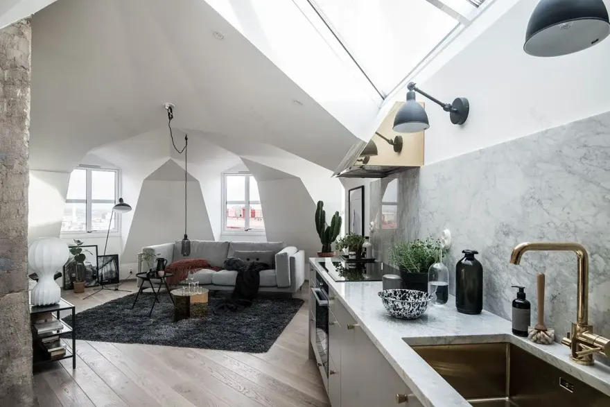 旋转客厅的极简魅力-15