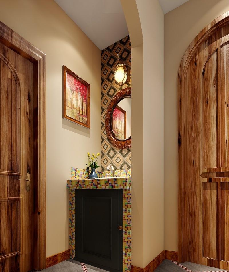 田园民族风平层设计,打造民宿式家居空间-12