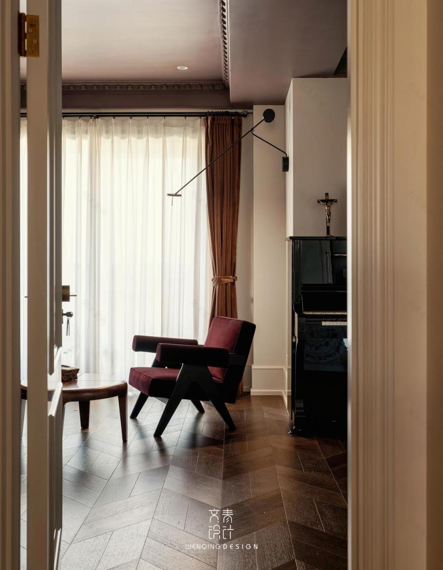 英伦轻奢复古住宅-37