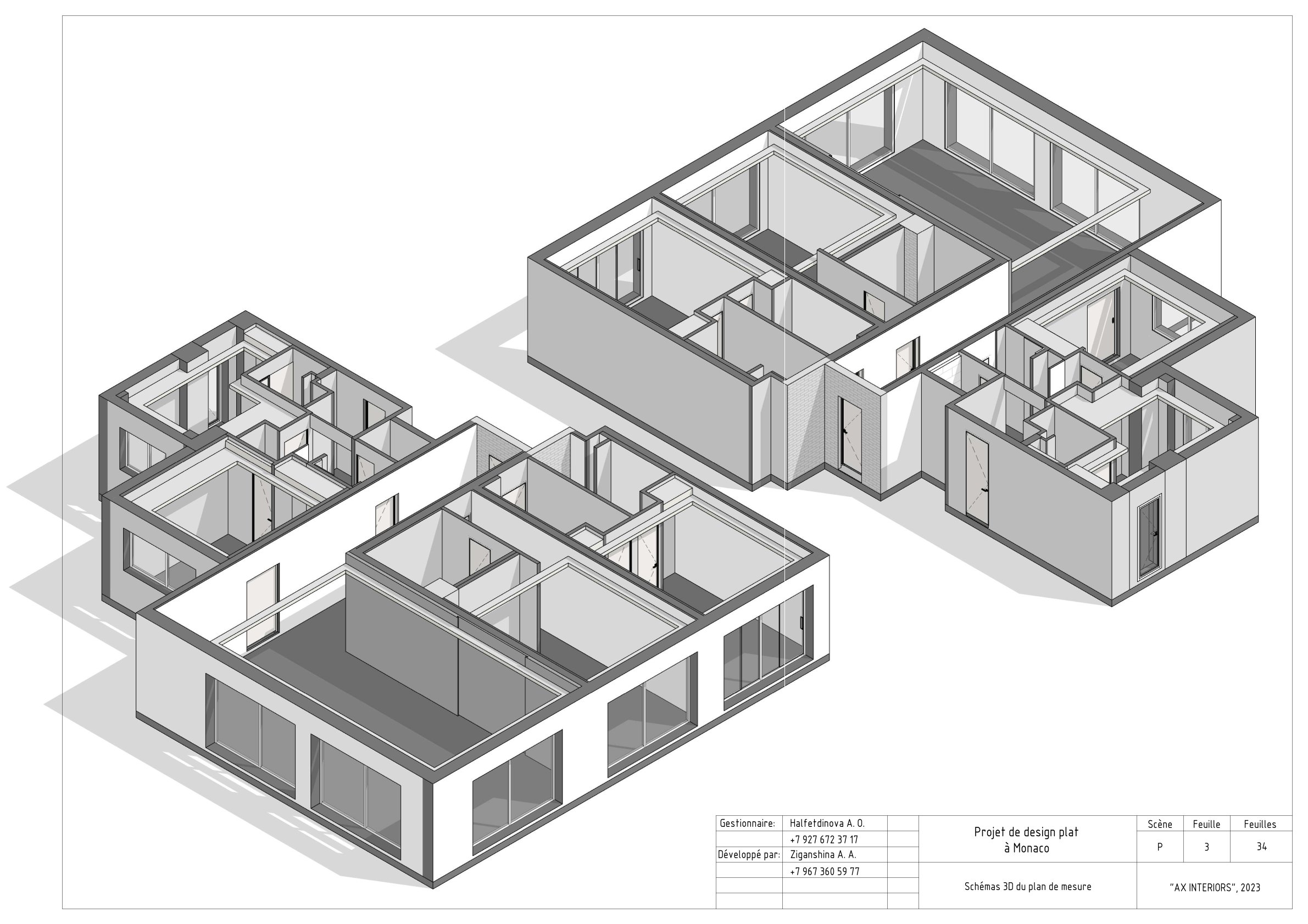 Working documentation of Monaco apartment-2
