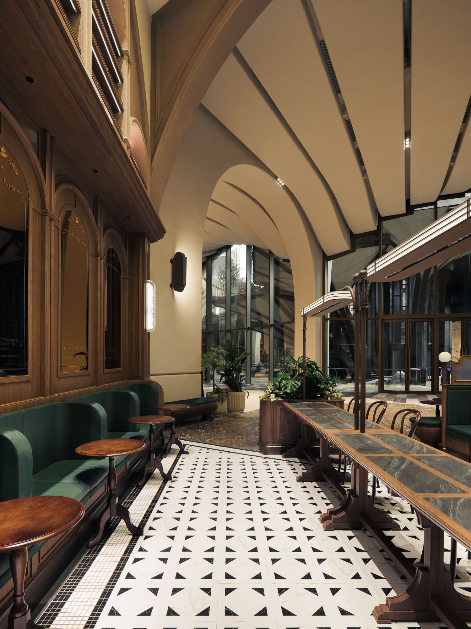 南洋风与中式茶的奇妙碰撞 · 裕莲茶楼新空间丨中国西安丨YEAPLAB-24