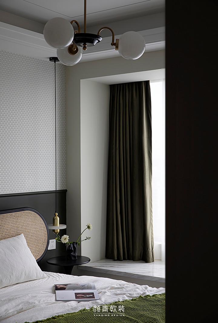 颜青软装︱经典述复古调性,予电影般质感的生活缩影丨中国杭州-31