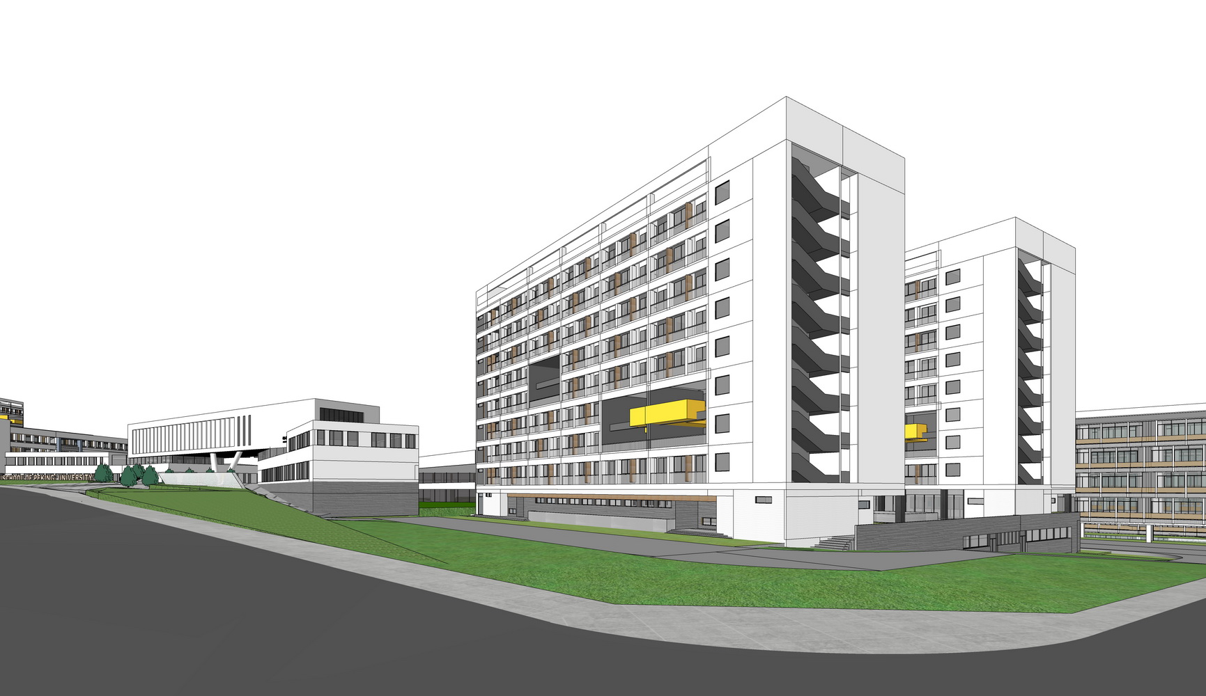 北大培文国际学校SU模型-2