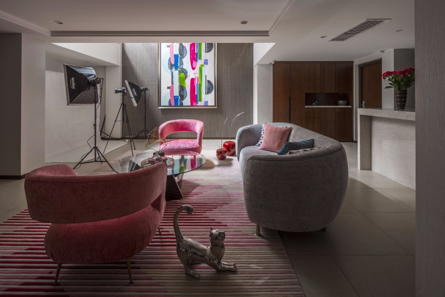 非凡之“色”——417㎡杭州西溪湿地样板间 卡纳设计-13