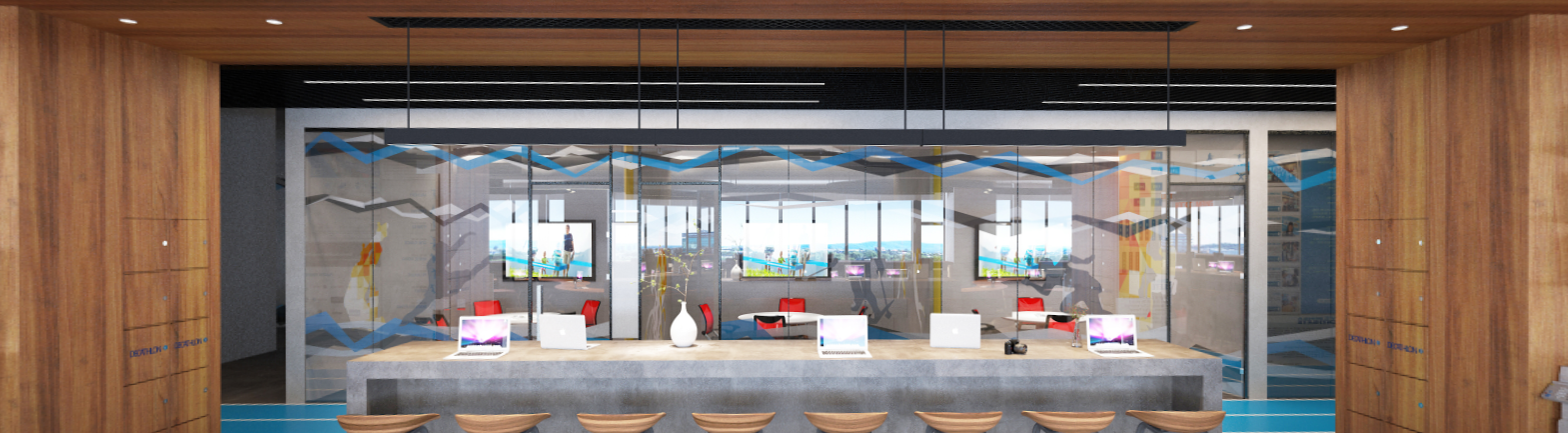 迪卡侬番禺办公室 | 现代简约与运动元素的融合-5