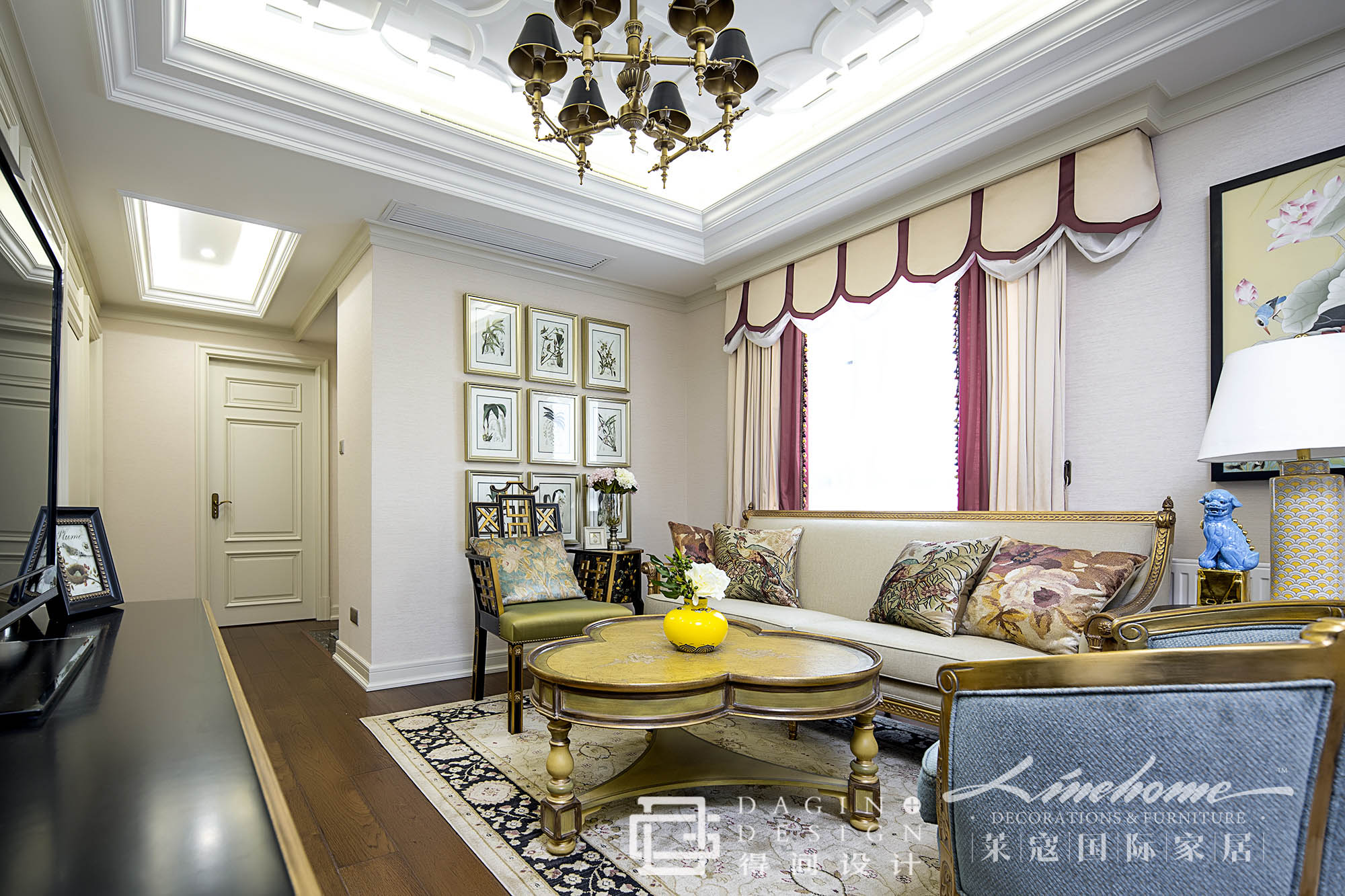 恒大首府美式混搭复式空间-49