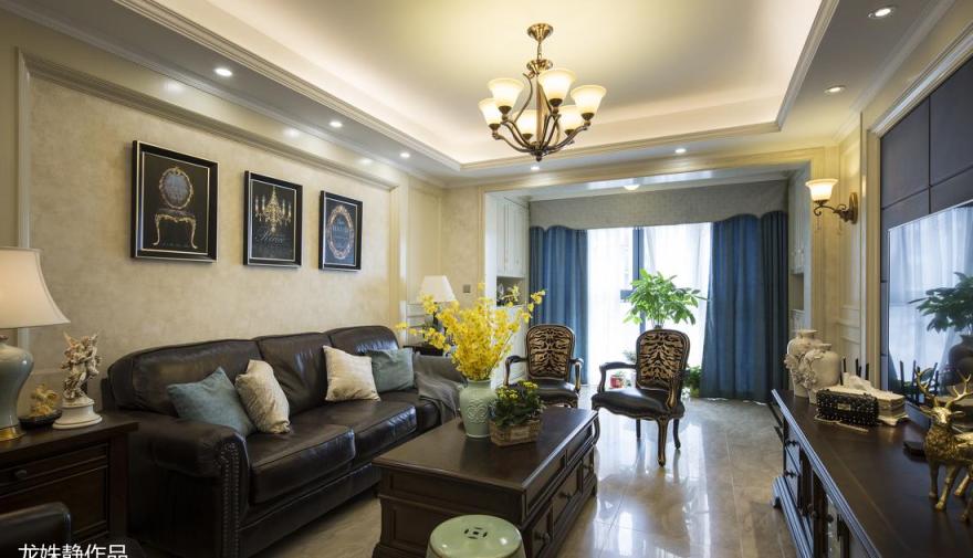 欧式客厅的温馨与雅致-0