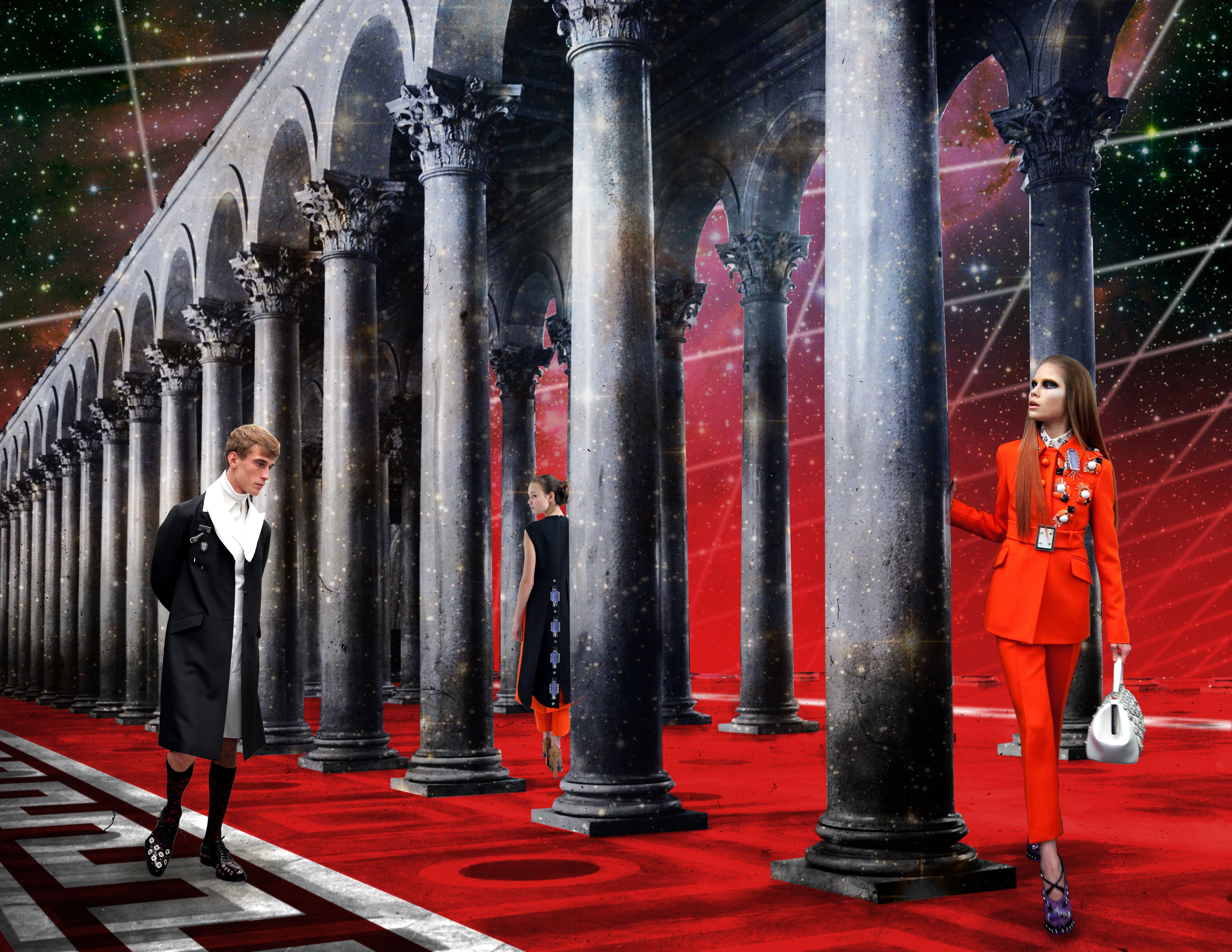 2012 米兰秋冬 Prada 男装秀场设计-17