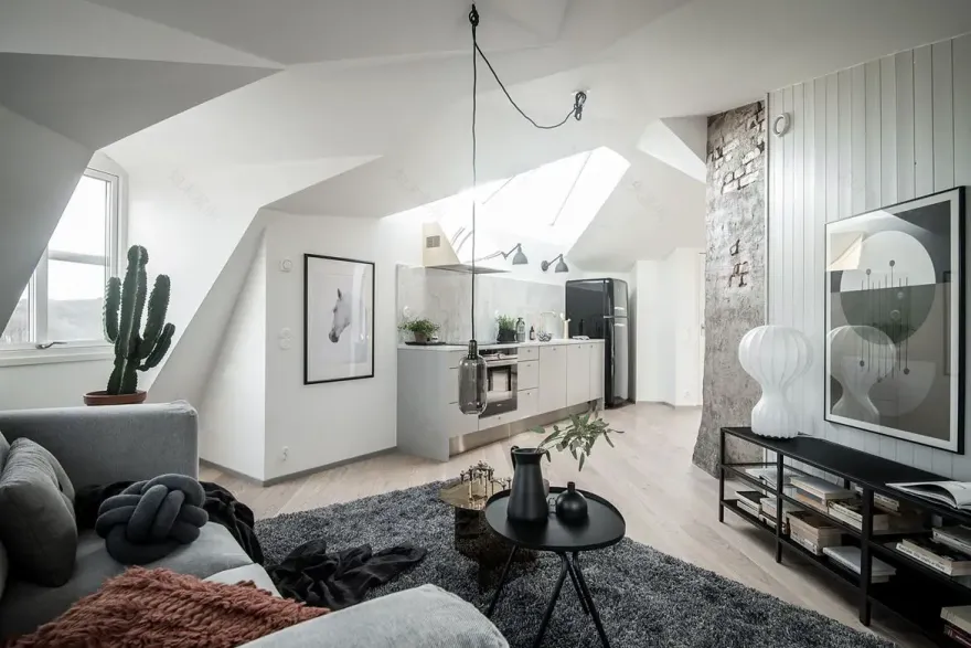 旋转客厅的极简魅力-19