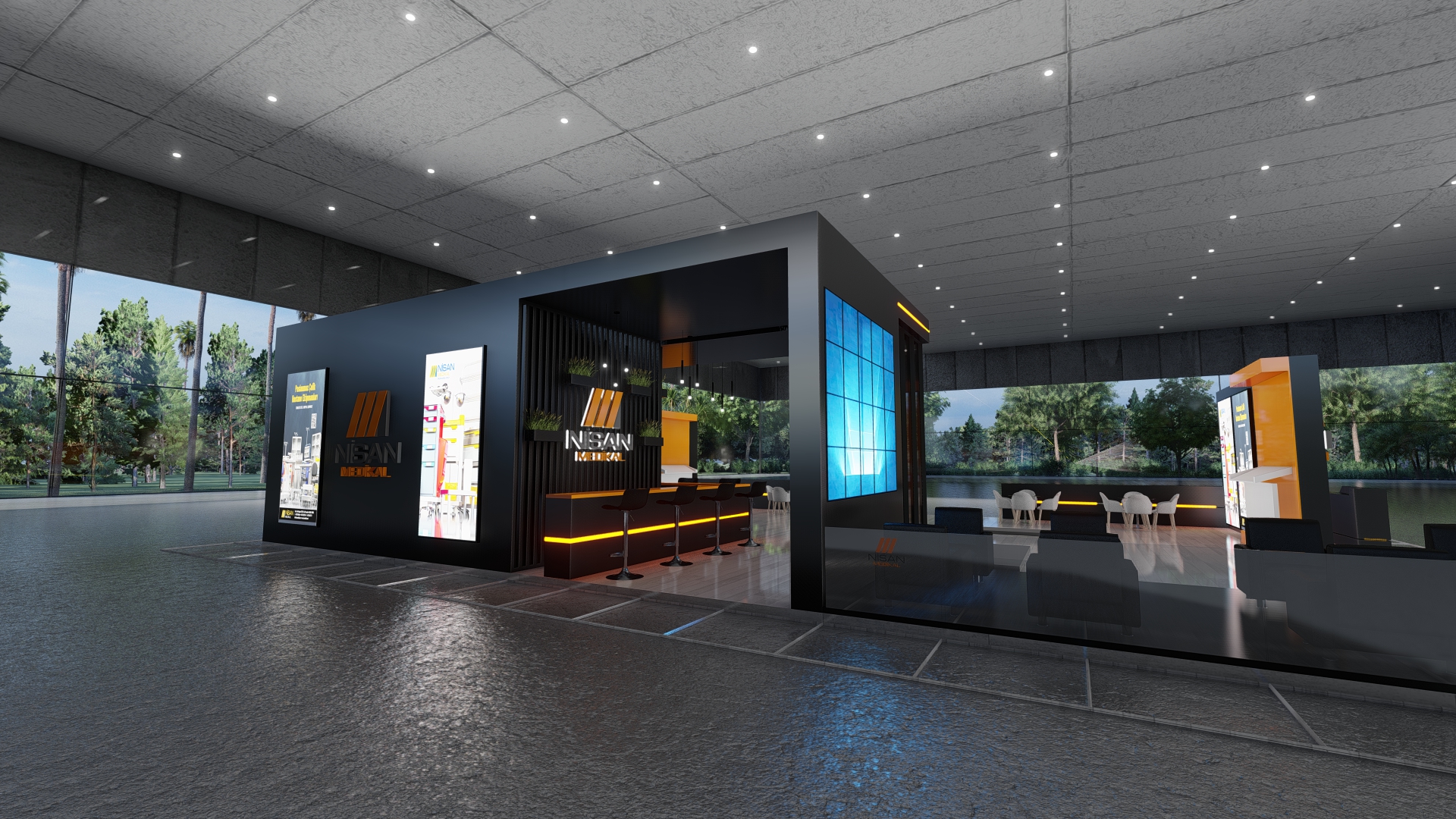 Nisan Medikal Booth Design-2