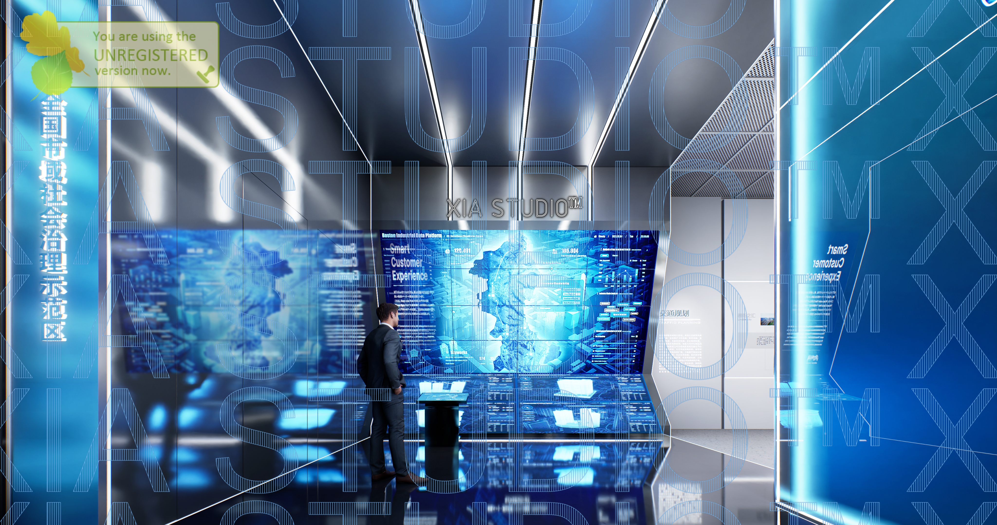 某城区规划展厅设计-1