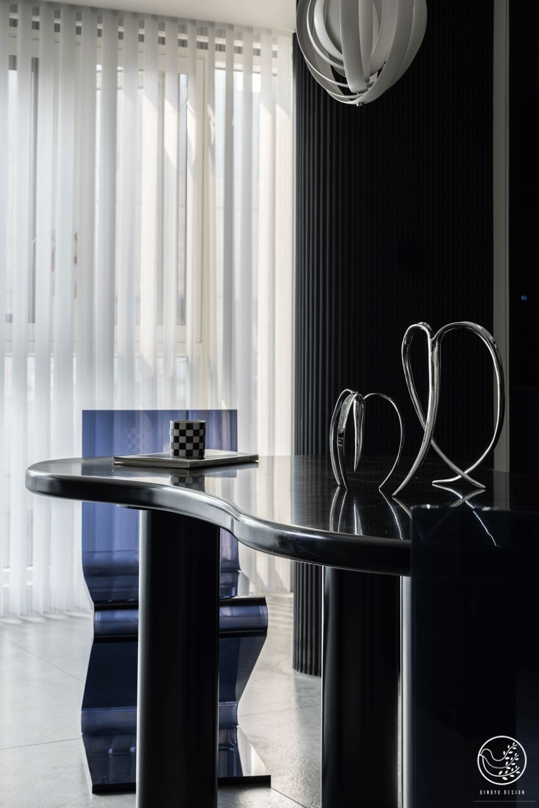 黑白圆舞曲 · 成都金牛区精致酷家居设计丨中国成都丨清羽设计-39