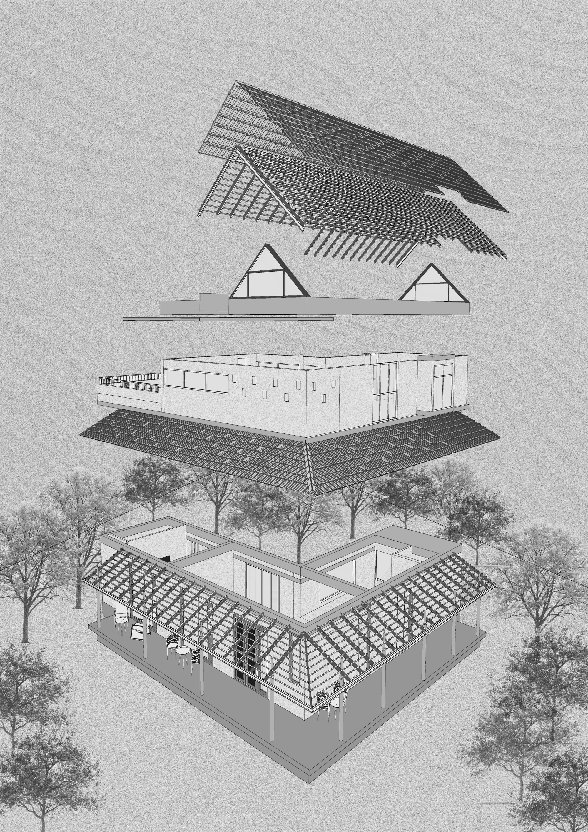 克里帕尼莱农舍丨印度丨HabitArt Architecture Studio-23