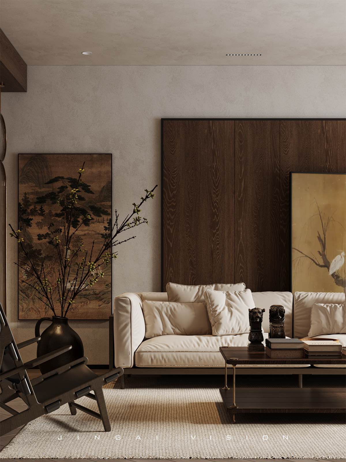 中式典雅客厅设计-13