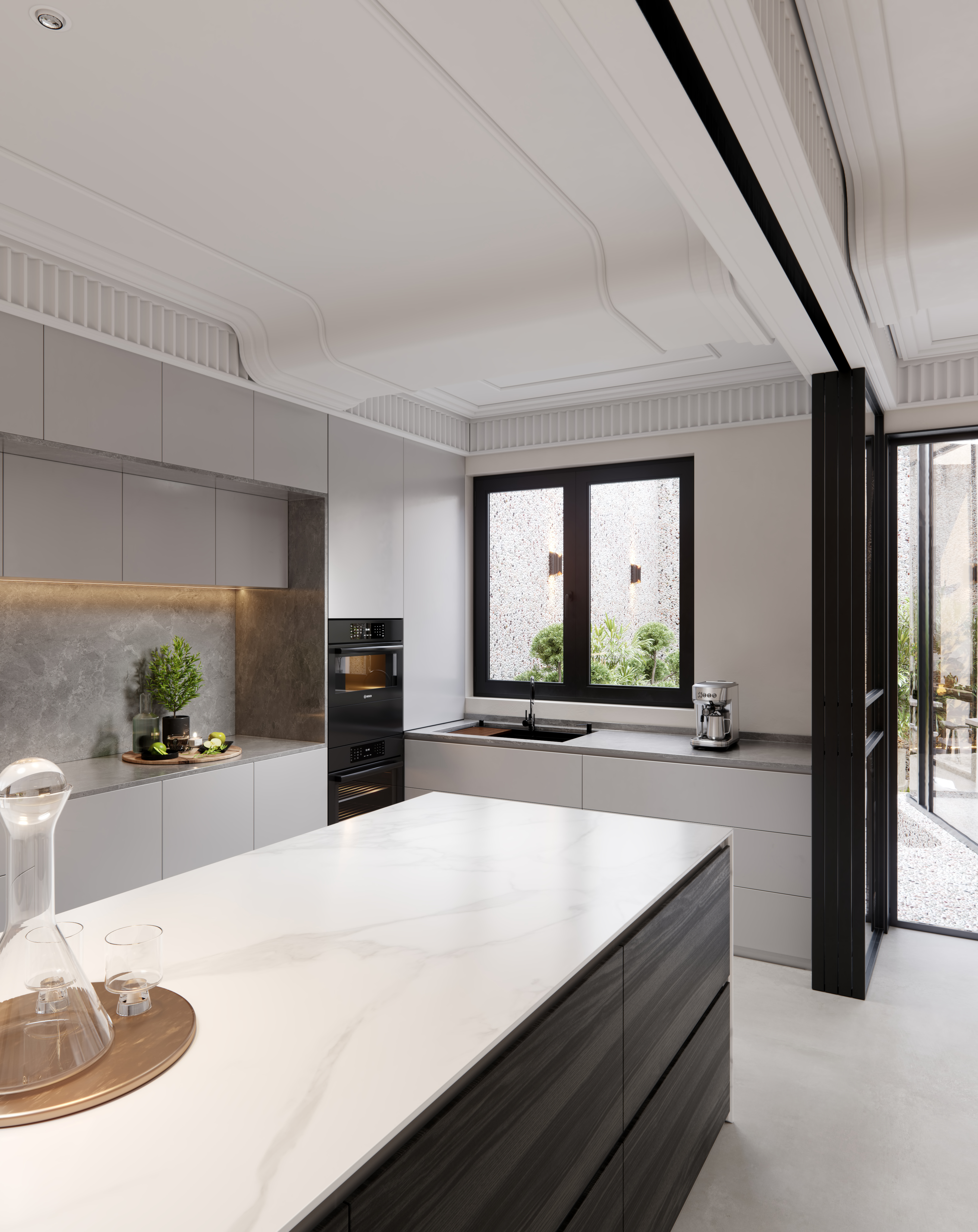 现代别墅 别墅 地下室-8